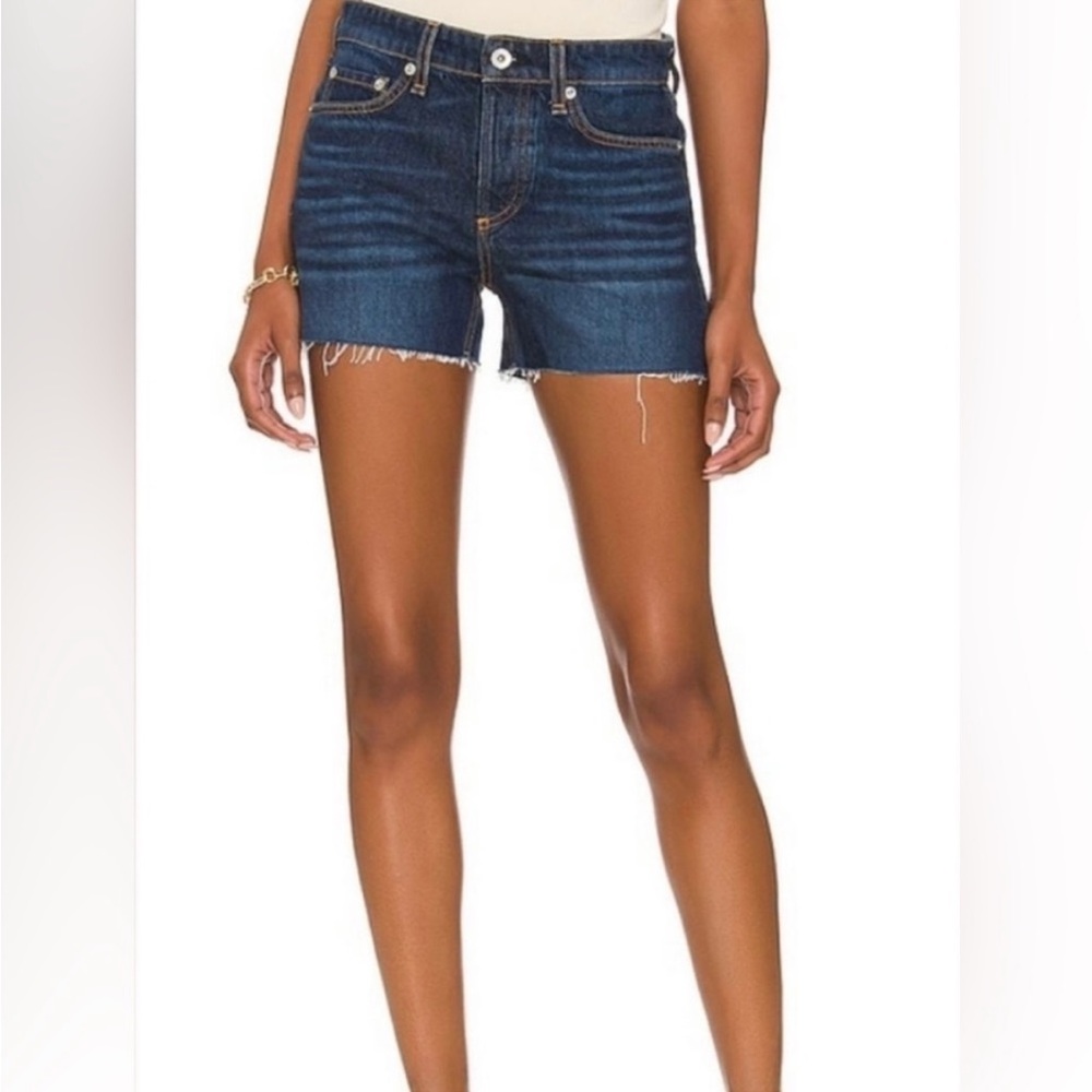 Rag & Bone Dre Blue Denim Shorts Size 29‎